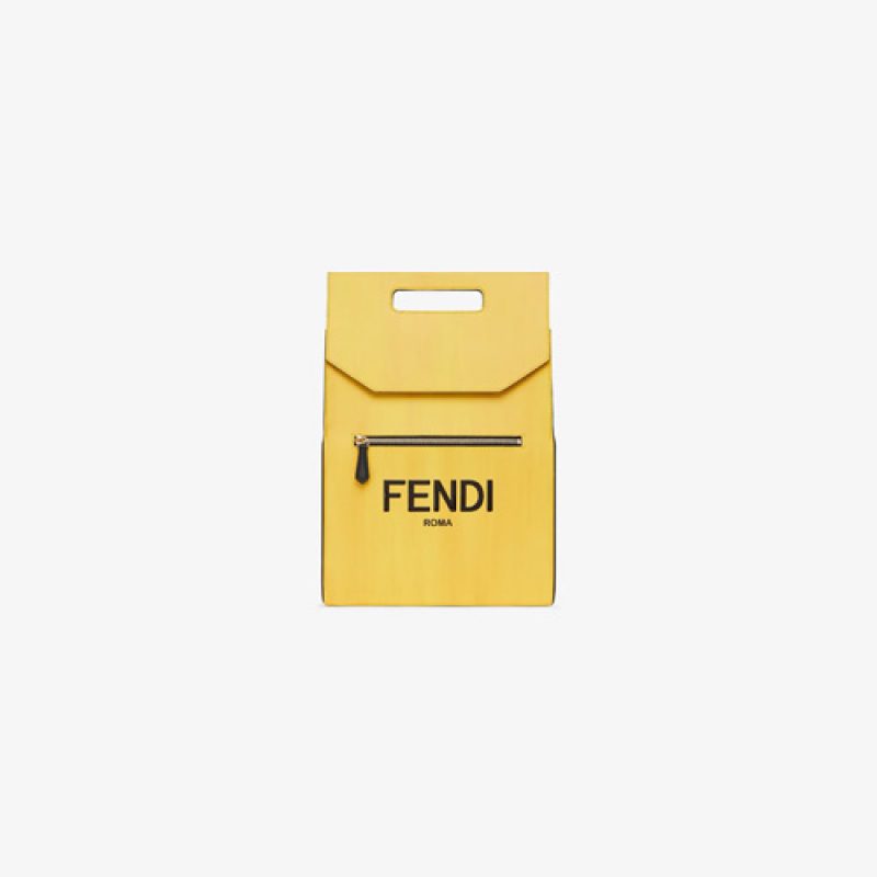 Fendi/芬迪高仿原单包包 FENDI ROMA压花印花可手提背包